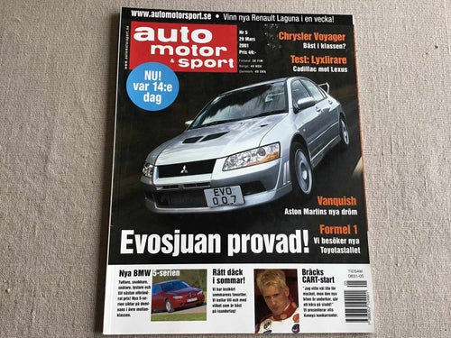 Auto motor & sport Nr 5 2001 Kenny Bräck,Aston Martin,Lexus Chrysler,Cadillac