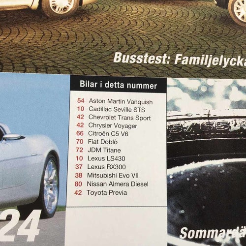 Auto motor & sport Nr 5 2001 Kenny Bräck,Aston Martin,Lexus Chrysler,Cadillac