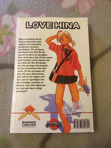 Love Hina vol 3 - svenska manga anime harem