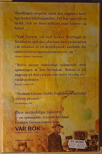 Den mänskliga faktorn / Graham Greene