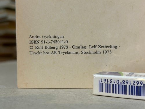 Brev till Columbus av Rolf Edberg. Bok. Very Good plus