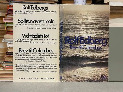 Brev till Columbus av Rolf Edberg. Bok. Very Good plus
