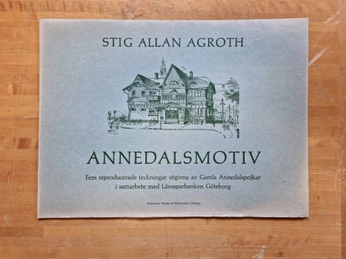 Litografier Stig Allan Agroth Annedalsmotiv