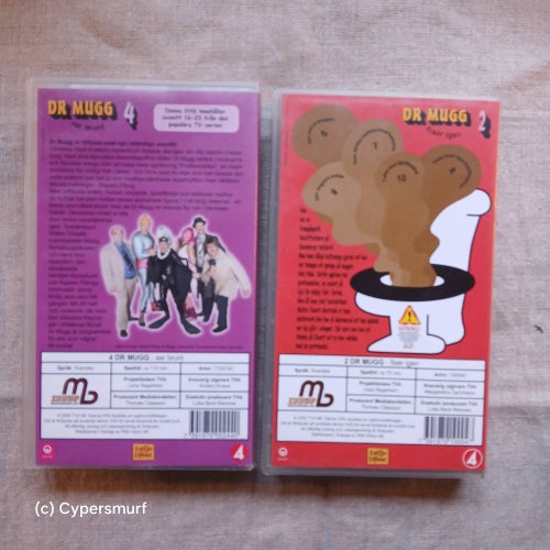 Dr Mugg ser brunt & Dr Mugg fiser igen | VHS.