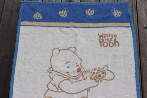 DISNEY Baby filt Ökotex Nalle Puh Mkt fint skick!