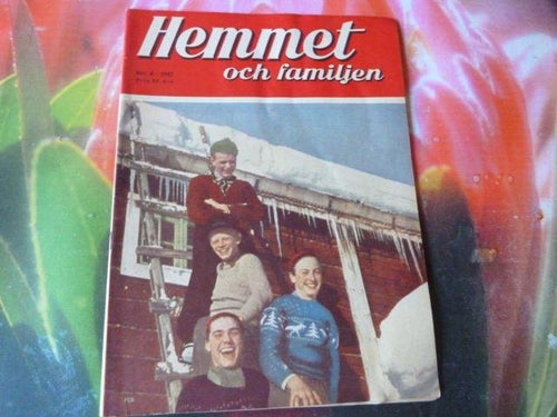 HEMMET OCH FAMILJEN, NR 4-1947, TIDNING