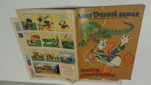 Walt Disney's Serier 1963 nr 7 Kalle Anka och Guldskatten