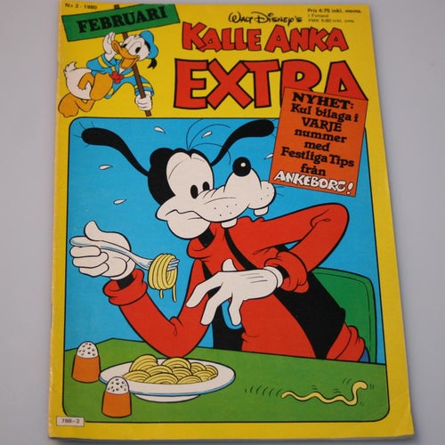 Kalle Anka Extra - 1980 - NR 2 med bilaga
