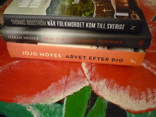 BOK, 3 STYCKEN BÖCKER, JOJO MOYES, HÅKAN NESSER, THOMAS BODSTRÖM