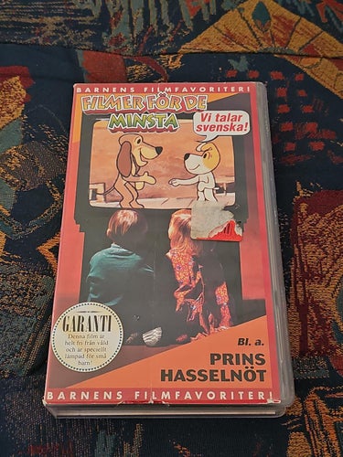 Filmer För De Minsta - Bl.a. Prins Hasselnöt VHS Svenskt Tal