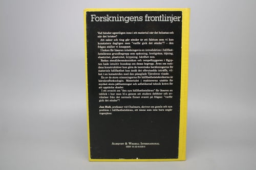 Forskningens Frontlinjer - Spänning och brott av Jan Hult 1990