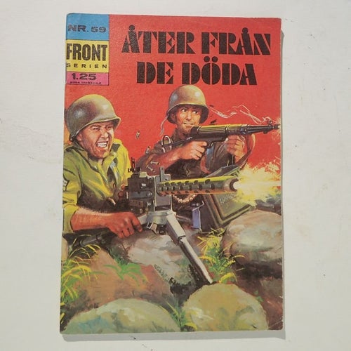 Frontserien nr 59, 1968. Åter till de döda. Krigsserier