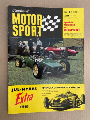 IMS / Illustrerad Motorsport 1961 Första årgången Nummer 6