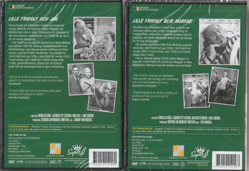 Lille Fridolf-4 filmer-dvd-Nya/inplastade