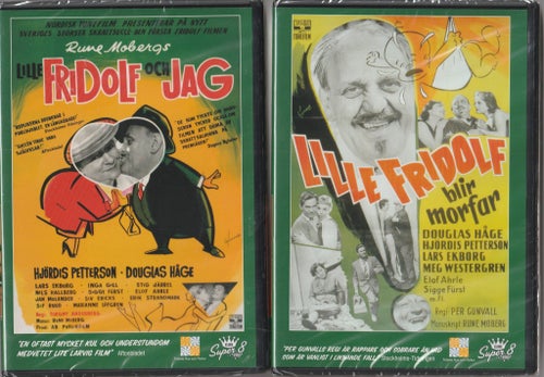 Lille Fridolf-4 filmer-dvd-Nya/inplastade