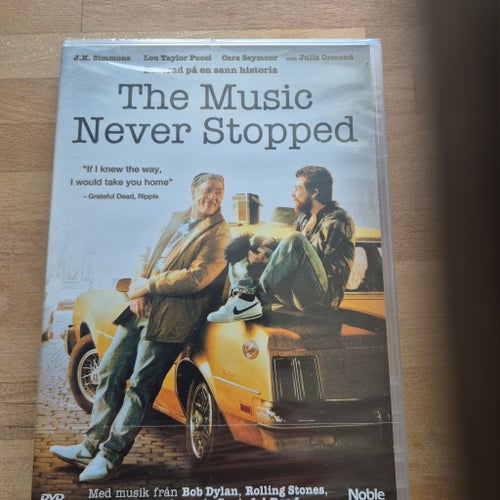 The Music Never Stopped (DVD) ny inplasta