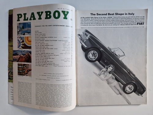 Playboy magazine July 1965 - poster kvar