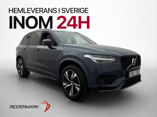 Volvo XC90 R-Design 7-sits Skinn Kamera CarPlay P-sens Navi