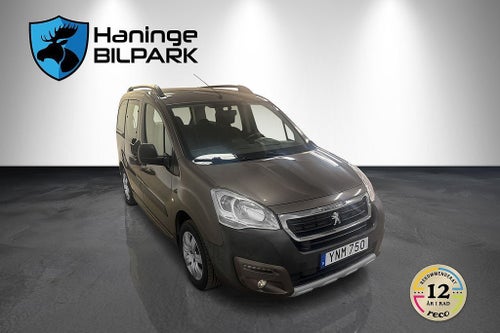 Peugeot Partner Tepee 1.6 BlueHDi Manuell, 120hk, 2017