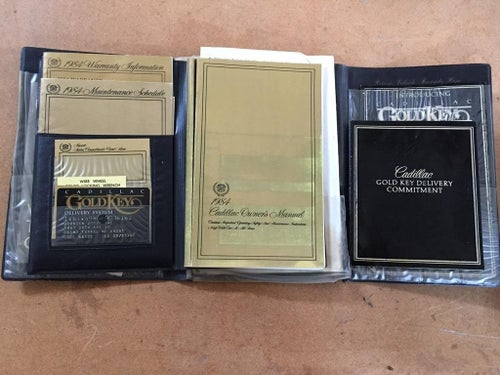 1984 Cadillac Owner's Manual