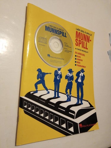 Laer deg å spille Munnspill - David Mckelvy. bok + CD. norska