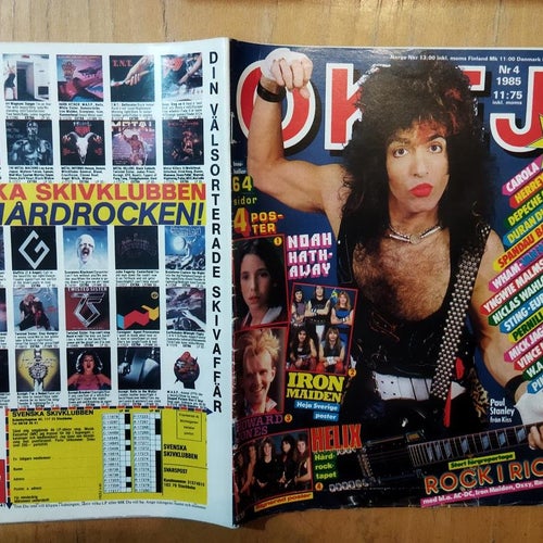 OKEJ 1985 nr 4. The Pinks Simon Le Bon Niclas Wahlgren Depeche Mode Carola