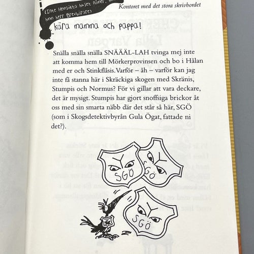 Lilla Vargens deckarbok av Ian Whybrow (inbunden, humor, deckare)