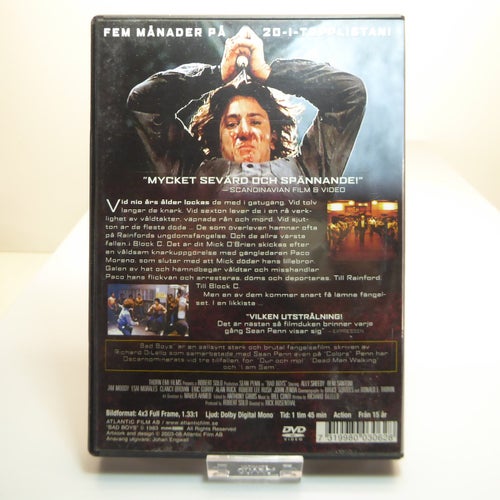 Bad Boys - Region 2, DVD-film, Svensk text, Fint skick