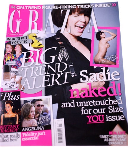 Grazia magazine-three magazines included-Sept 2009/Jan 2010-NEW-UK-Aniston-Jolie