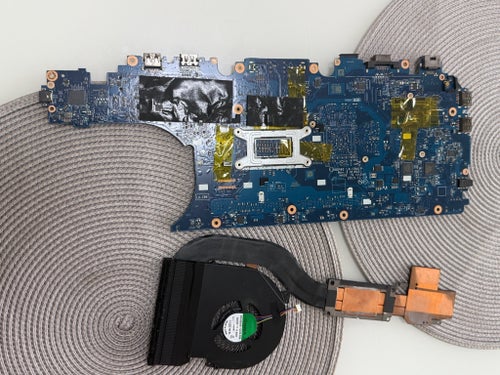 Dell Precision 3510 Moderkort med Kylare