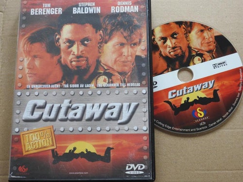 Cutaway DVD - Tom Berenger, Stephen Baldwin, Dennis Rodman