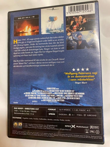 DVD Das Boot The Directors Cut Wolfgang Petersen TOPPSKICK