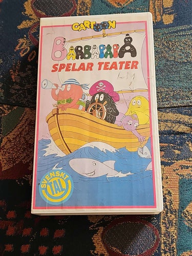 Barbapapa Spelar Teater VHS Svenskt Tal