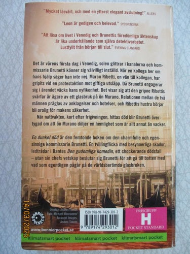 DONNA LEON - EN DUNKEL DÖD