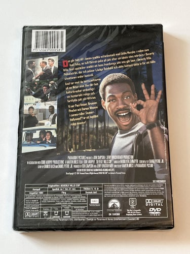 Snuten i Hollywood (Eddie Murphy & Judge Reinhold, 1984). Inplastad DVD