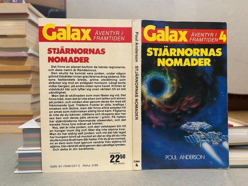 Stjärnornas nomader av Poul Anderson, bok, Very good plus