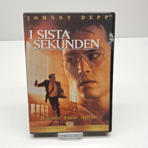 I sista sekunden - Johnny Deep - Region 2, DVD-Film, Svensk text, Fint skick