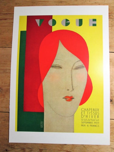 VOGUE - TRYCK EFTER TIDNINGSOMSLAG- ART DECO