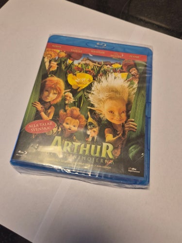 Arthur och Minimojerna (Blu-ray) Oöppnad!