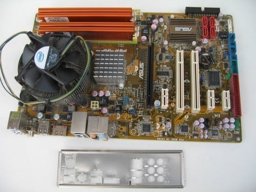 ASUS P5K SE Moderkort med Intel CPU+kylare