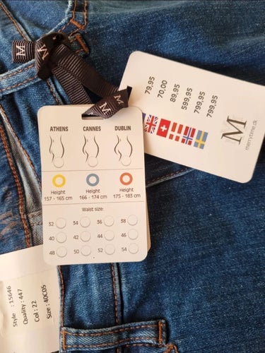 Merrytime mörkblå jeans, storlek 40C05