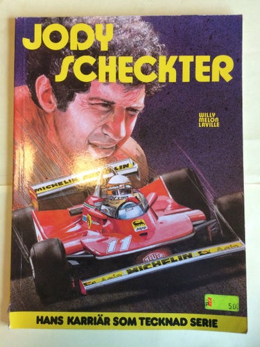 Jody Scheckter - Hans karriär som tecknad serie