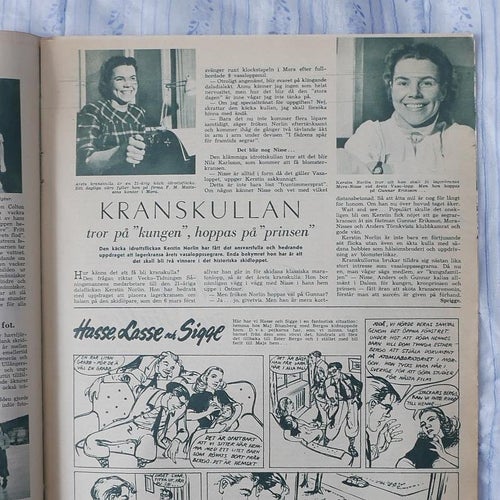 Såningsmannen 1949, 26 Årets kranskulla i Mora , Vasaloppet
