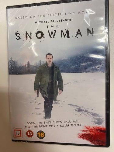 DVD The Snowman Michael Fassbender INPLASTAD