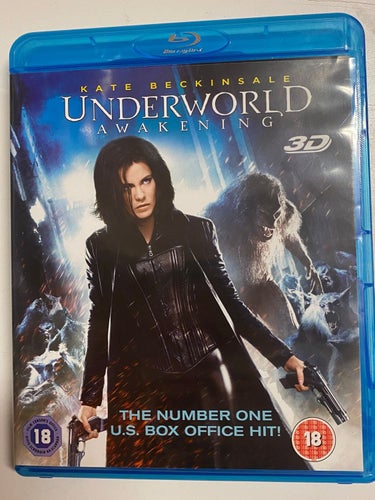 Blu-ray+3D Underworld: Awakening 2 Disc Kate Beckinsale TOPPSKICK