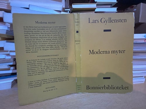 Moderna myter av Lars Gyllensten, bok, Very Fine plus