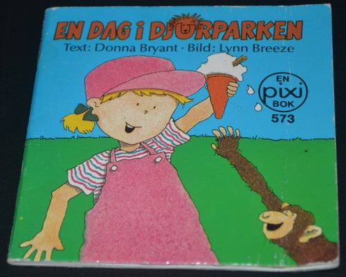 Äldre Pixibok En dag i djurparken