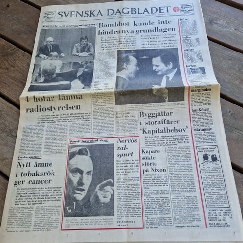 Svenska Dagbladet Tidning 28 Februari 1974