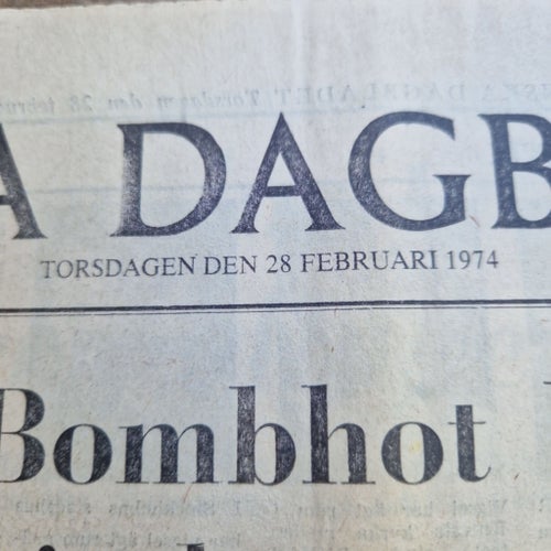 Svenska Dagbladet Tidning 28 Februari 1974