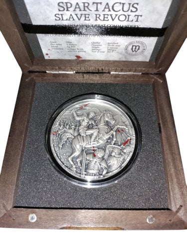 Spartacus - Great Commanders - 2 oz Silver 2017